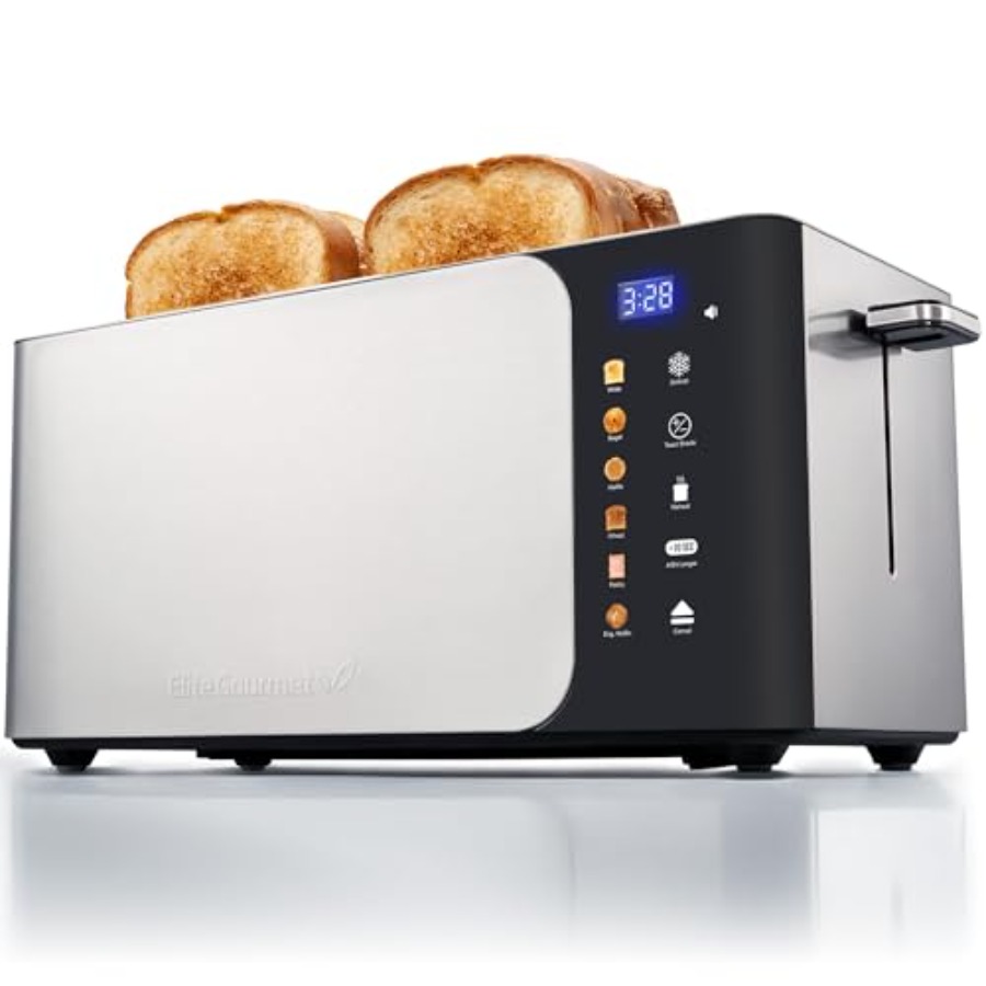 Toaster 4 Slice - SmartToast Digital Long Slot 4 Slice