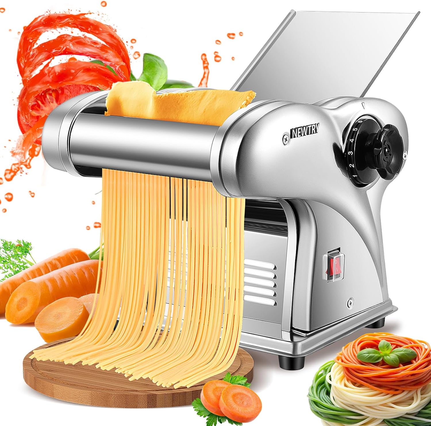 Pasta Machine Electric - Electric Pasta Maker Noodle Maker Pasta