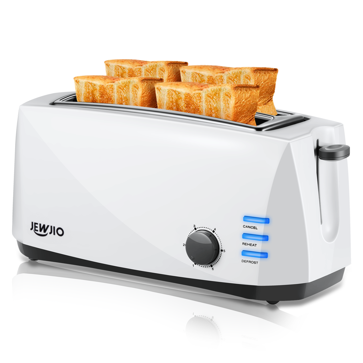 Toaster 4 Slice - Multi functional 4 Slice Long slot