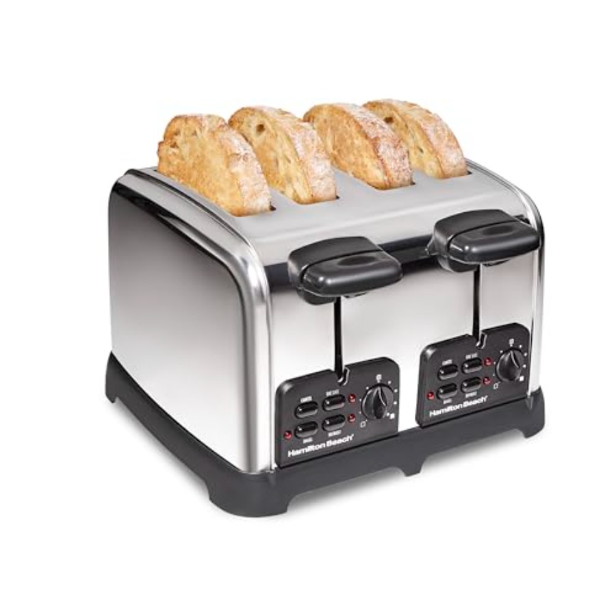 Toaster 4 Slice - 24782 Retro Toaster with Wide Slots