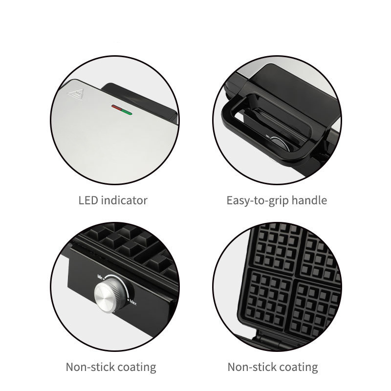 Reemix 4-Slice Belgian Mini Wa - Toaster 4 Slice ulasan dan harga