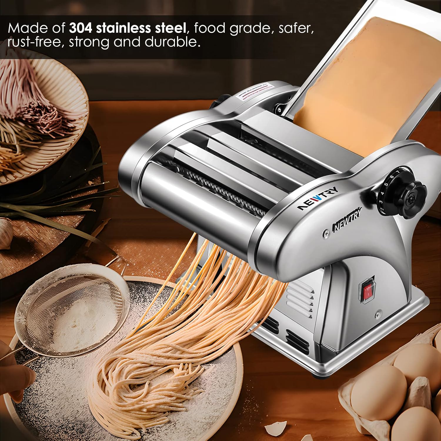 Electric Pasta Maker Noodle Ma - Pasta Machine Electric ulasan dan harga