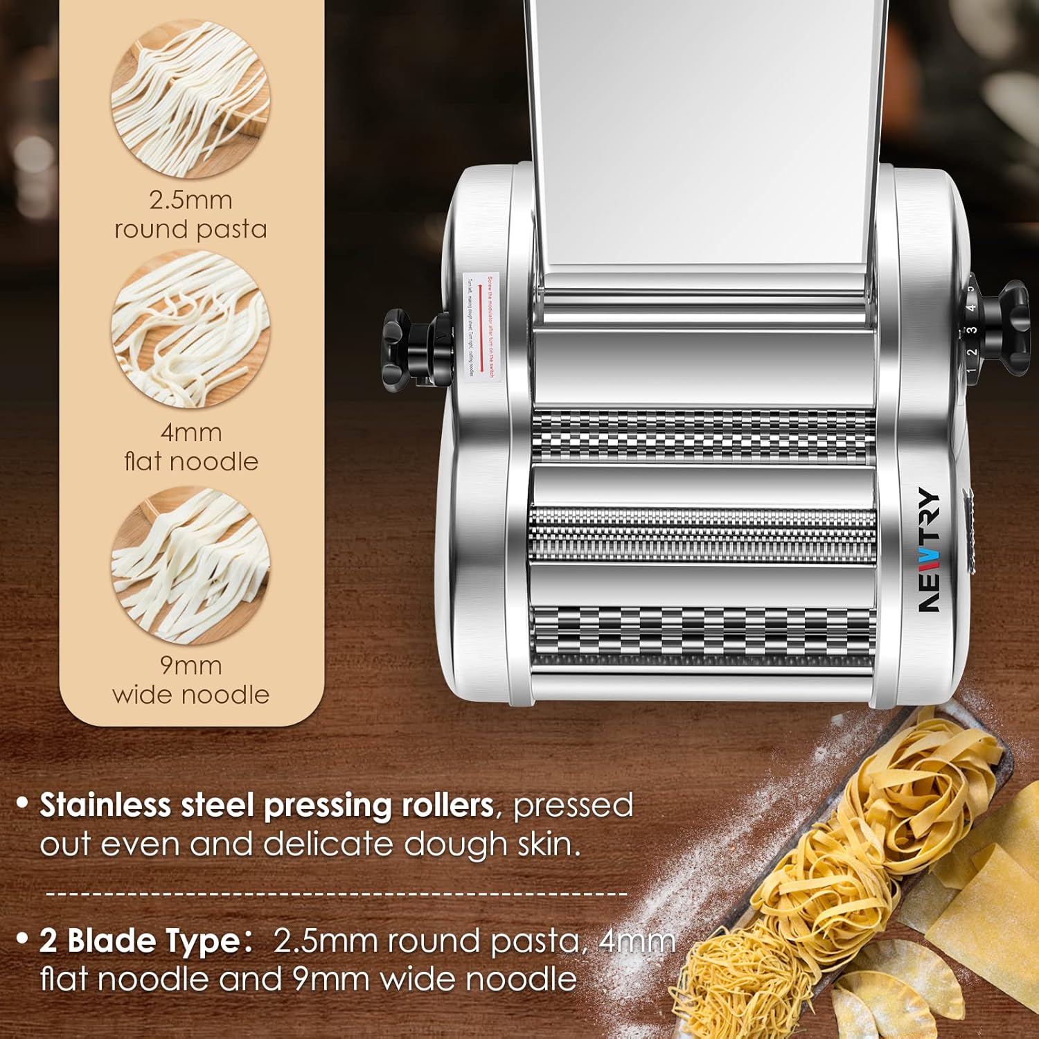 Electric Pasta Maker Noodle Ma - Pasta Machine Electric ulasan dan harga