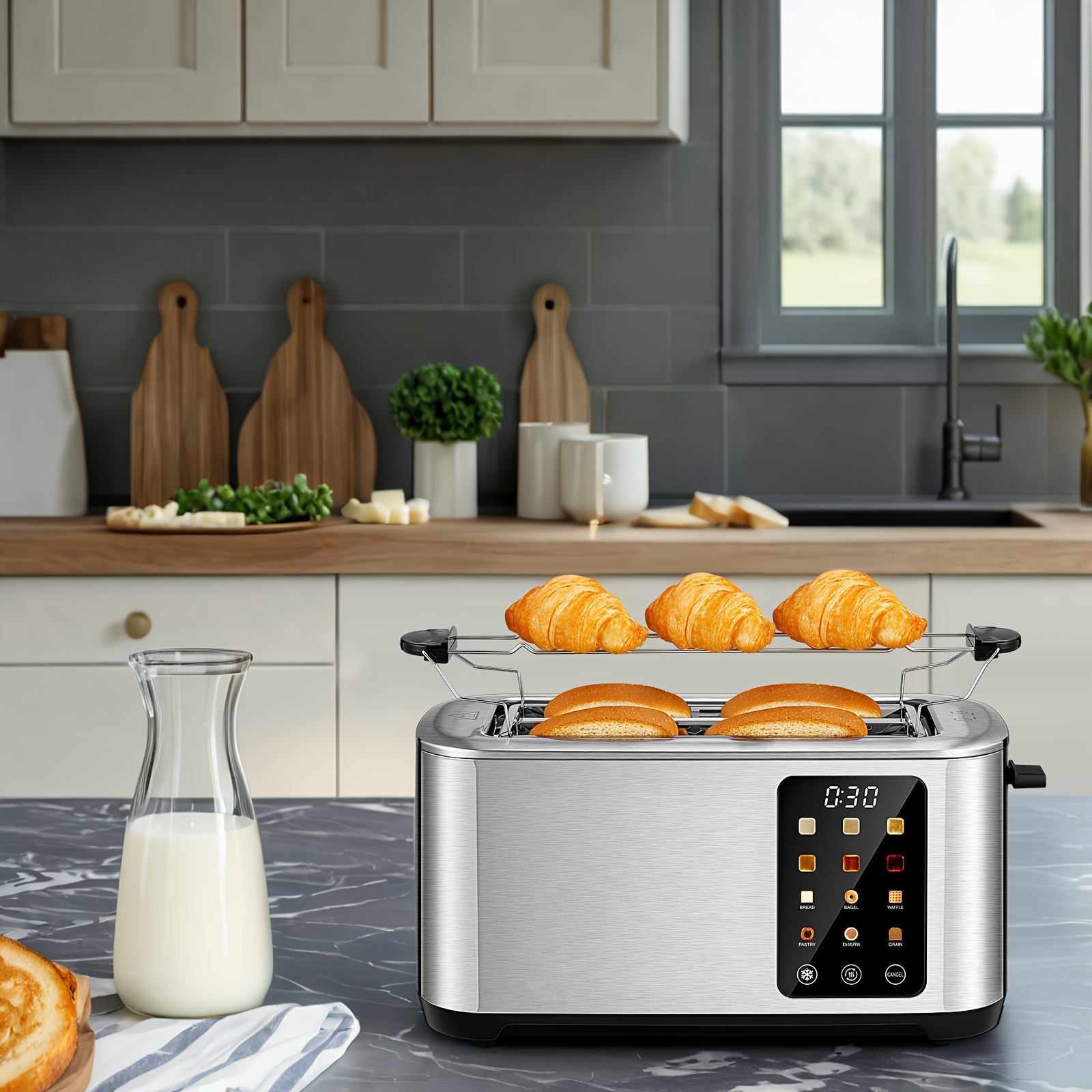 4 Slice Toaster Touch Screen C - Toaster 4 Slice ulasan dan harga
