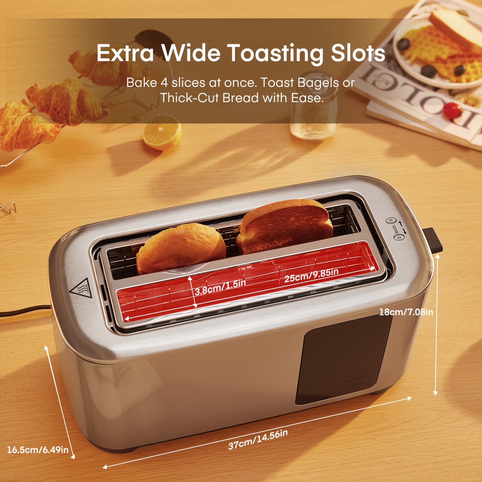 4 Slice Toaster Touch Screen C - Toaster 4 Slice ulasan dan harga