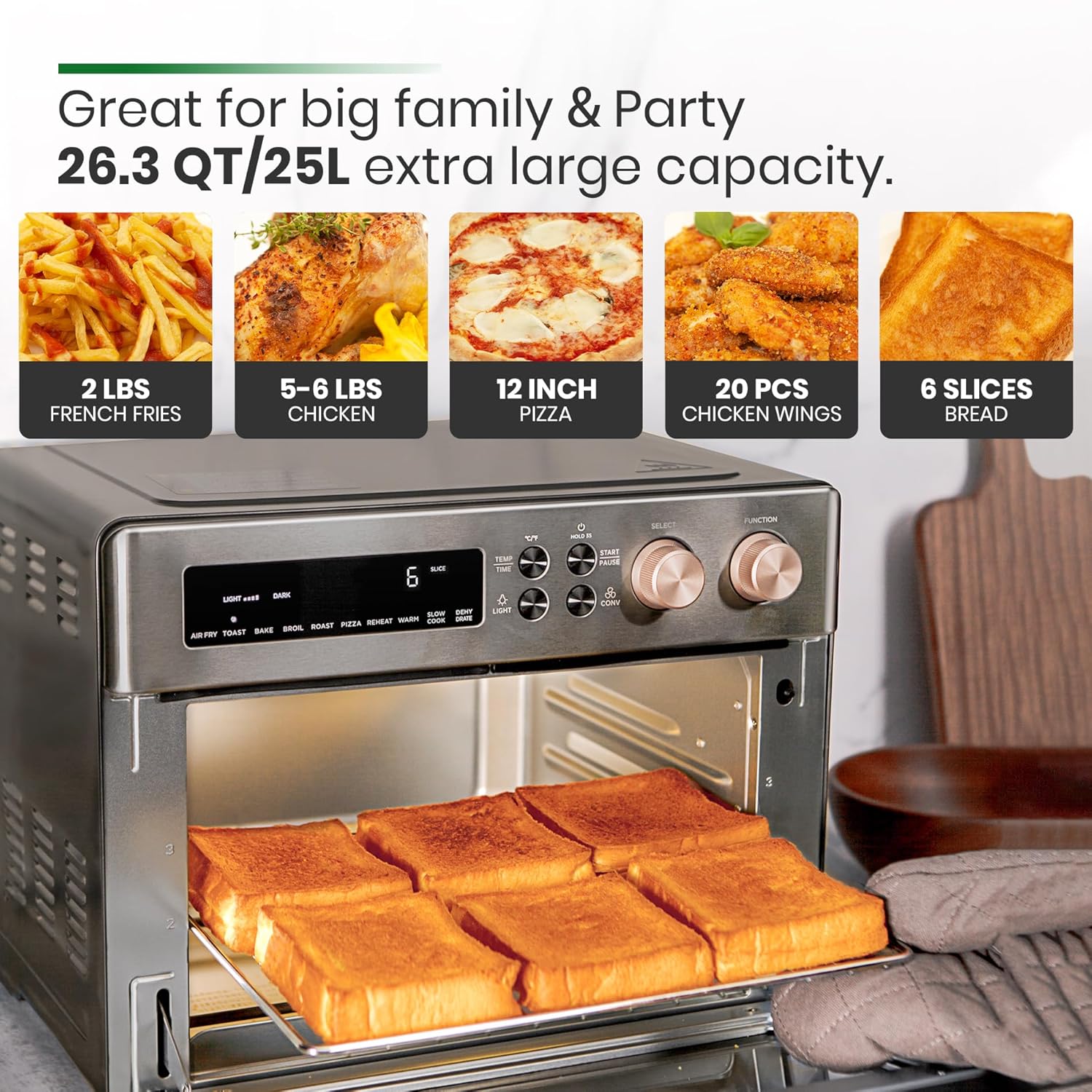 Infrared Heating Air Fryer Toa - Toaster 4 Slice ulasan dan harga