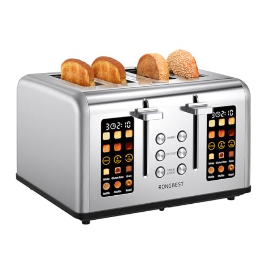 4-Slice Touch Screen Toaster w - Toaster 4 Slice ulasan dan harga