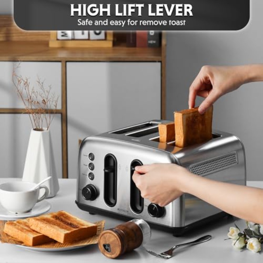DT440 4-Slice Toaster in Retro - Toaster 4 Slice ulasan dan harga