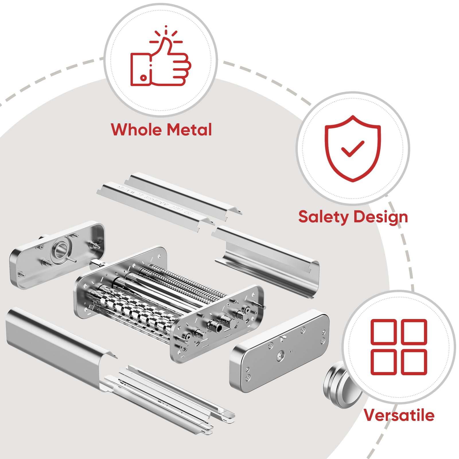 Gvode 3 in 1 Pasta Attachment  - Pasta Machine Electric ulasan dan harga